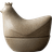 DBKD Happy Hen Bowl Beige Easter Decoration