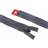 YKK Vislon Flip Over Chunky Open End Zips Dark Grey