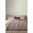 Yard Hebden Melange Stripe Cotton Set - Duvet Cover Red