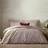 Yard The Linen Yard Hebden Duvet Cover Red (220x230cm)