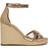 Tommy Hilfiger Metallic High Wedge Espadrille - Gold