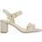 Dune London Wide Fit Metallic Heeled Sandals - Gold
