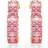 Swarovski Matrix Gold Heart Shape Pink Baguette Crystal Hoop Earrings