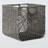 John Lewis Polyester Rattan Storage Grey Large Basket