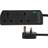 Pro Elec Mains Extension Lead 2 Gang 1m Black
