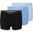 Calvin Klein Icon Stretch Trunks Three-Pack - Black/Glacier/Blue
