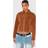PrettyLittleThing Tan Zip Up Faux Suede Jacket - Brown