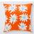 Marimekko Rakastaa Ei Rakastaa 50x50 cm Orange-Off Cushion Cover White, Orange (50x50cm)