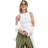 Stradivarius Basic Racerback Top - White