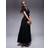 River Island Puff Sleeve Midi Dress - Black