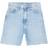 Calvin Klein Jeans Långa Bermuda Shorts I Denim Med Ljus Tvätt - Blå