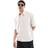 Bershka Randig Skjorta I Linnetyg - Beige