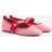 River Island Gingham Mary-Jane Ballet - Red