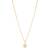 Georg Jensen Hänge daisy pendant white enamel guldpläterad silver