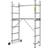Drabest Arbeitsgerüst 2x6 Alu Leiter und Gerüst 150KG
