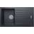 Cookology Pisa BK Composite Granite Kitchen Sink And Drainer Black