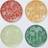 John Lewis Palm House Plastic Picnic Dinner Set of 4 25 cm Multi Plate Sets