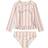 Liewood Dagny Badesæt Y/D Stribe - Sorbet Rose/Creme