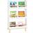 SoBuy Children Kids Bookcase Book Shelf KMB77-W