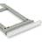 FoneFunShop Sim Tray Compatible With Samsung S20 White Replacement Card Holder