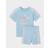 adidas Trefoil Print T-Shirt Shorts Set Infant - Blue