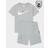 Nike Double Swoosh T-Shirt Cargo Set Children - Grey