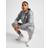 adidas Poly 3-Stripes Linear Hoodie - Grey