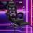 ELFORDSON Gaming Chair Office Massage Black