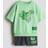 H&M Boys 2-Piece Printed Sweatshirt Set - Green