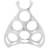 vidaXL Silver 38 x 33 x 13 cm Aluminium Wine Rack