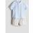 H&M Baby 2-Piece Shirt And Shorts Set - Blue