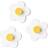 Kids Concept Hook Flower White 3 Pcs