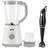 Geepas 500W 2-in-1 Electric Jug Blender and 180W Black Hand Blender Combo Set
