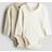 H&M Ribbed Polo-Neck Bodysuits 2-pack - Beige
