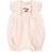 Konges Sløjd Ellie Frill Romper Peony Stripe - Rosa