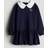 H&M Bow-Detail Sweatshirt Dress - Blue