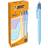 Bic 4 Colours Ballpoint Pen Pastel Barrel Medium Pack of 12