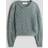 H&M Pointelle Knit Jumper - Turquoise