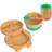 Tiny Dining 4pcs Pickles The Penguin Bamboo Suction Toddler Child And Baby Feeding Set