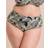 Curvy Kate Ripple Reef High Waist Bikini Brief - Black Print