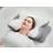 White Noise Godofredo Cervical Memory Foam L35 x W14cm Soft-Medium Support - Grey Ergonomic Pillow