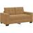 vidaXL Loveseat Brun 120 cm Sammet Soffa