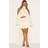 PrettyLittleThing Shape Cream Chiffon High Tiered Maxi Skirt - White