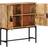 vidaXL Skänk 80 x 30 x 95 cm Massivt Grovt Mangoträ Sideboard