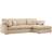 Vind Scandinavia Amalfi Hörnsoffa Sand Beige Soffa