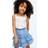 H&M Girls Blue Tiered Denim Skirt - Blue