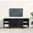 vidaXL Svart Ek 120 x 30 x 40.5 cm TV-bänk