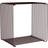 Montana Wire Single Black Red Shelving System 34.8x34.8cm