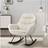 Living and Home Teddy Fleece Upholstered Beige One Size Rocking Chair