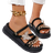 Shein New Arrivals PlusSize Women Shoes With European And American Style ThickSole OpenToe Sandals For Outdoor